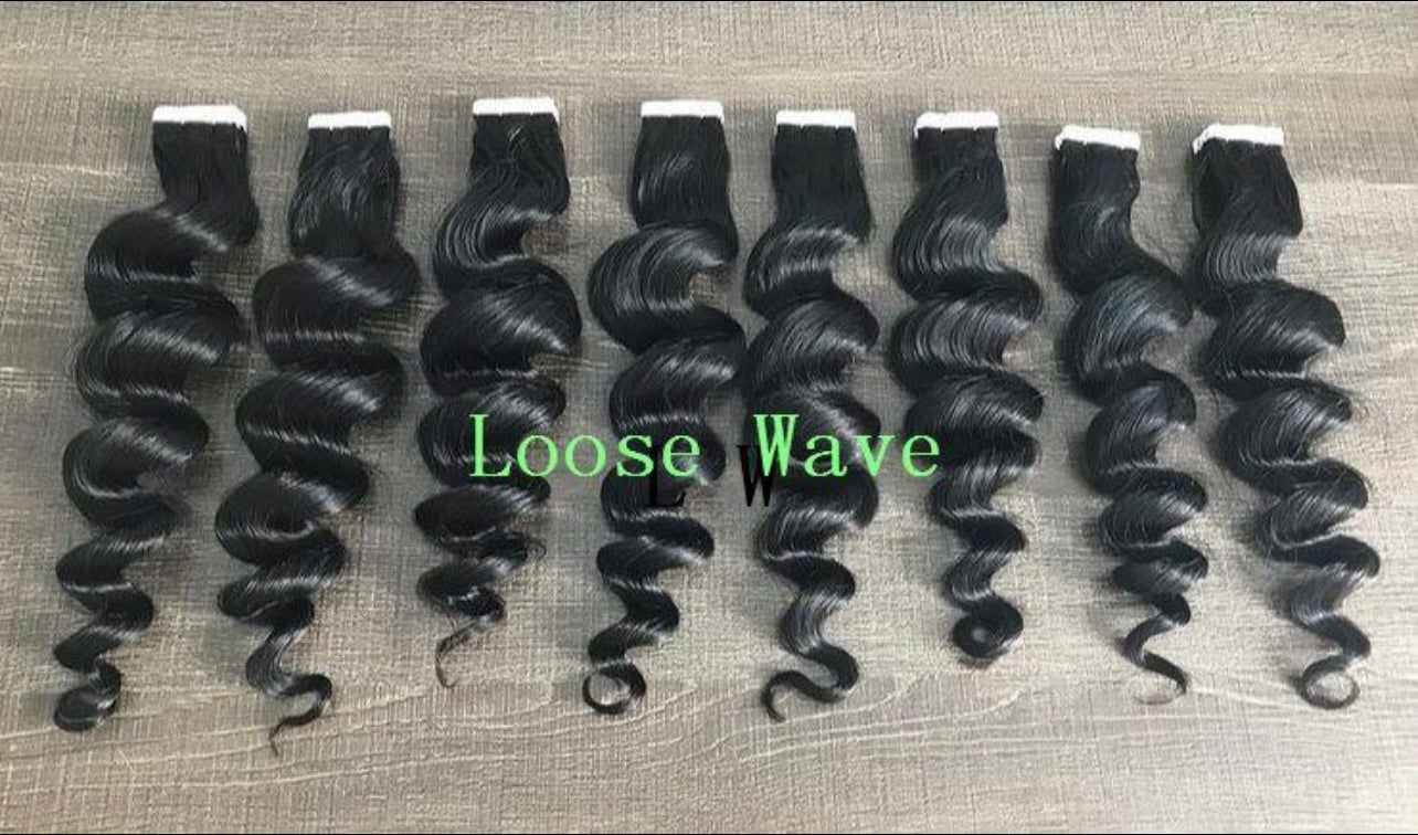TAPE-IN VIRGIN HAIR BUNDLES|✨THE CRYSTAL COLLECTION✨