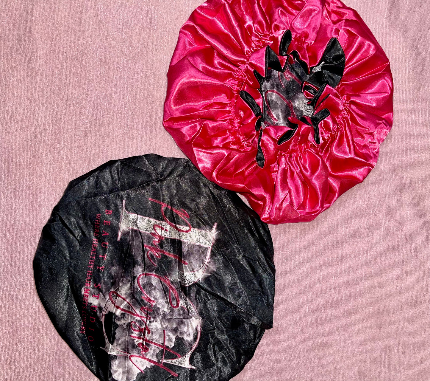 💗 Pink Crystal Satin Bonnet™