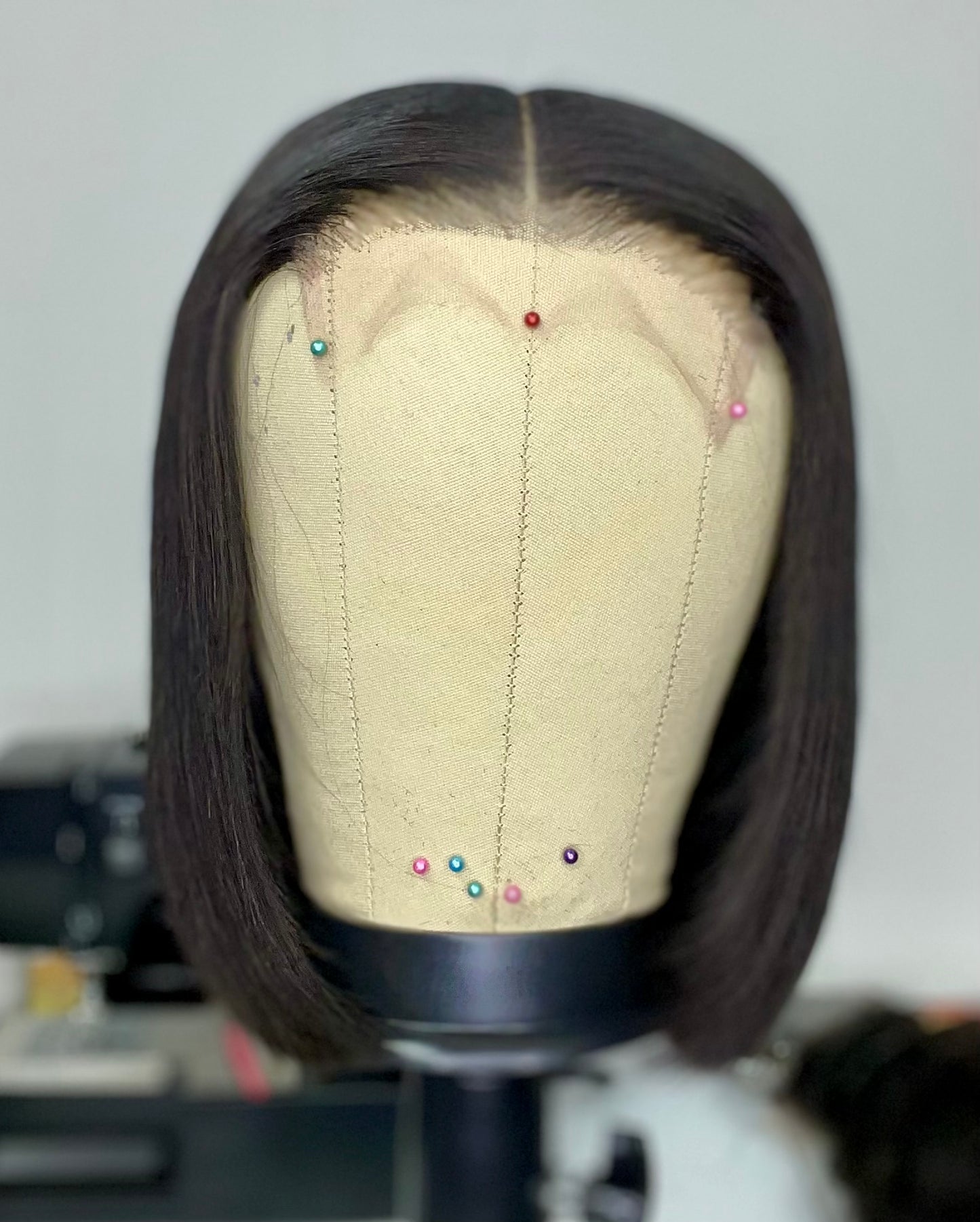 ✨ Bella Bob™ | Custom Glueless Raw Indian Hair Wig | Crystal Collection
