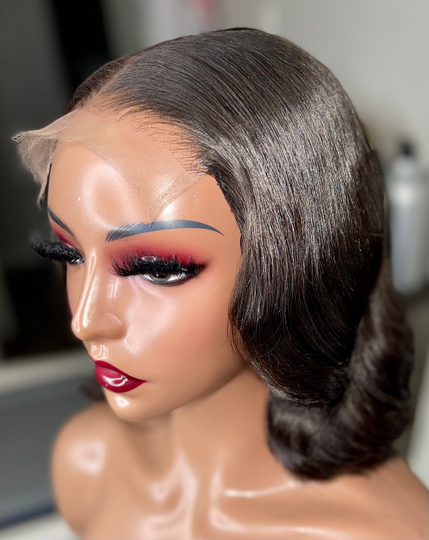 ✨ Bella Bob™ | Custom Glueless Raw Indian Hair Wig | Crystal Collection