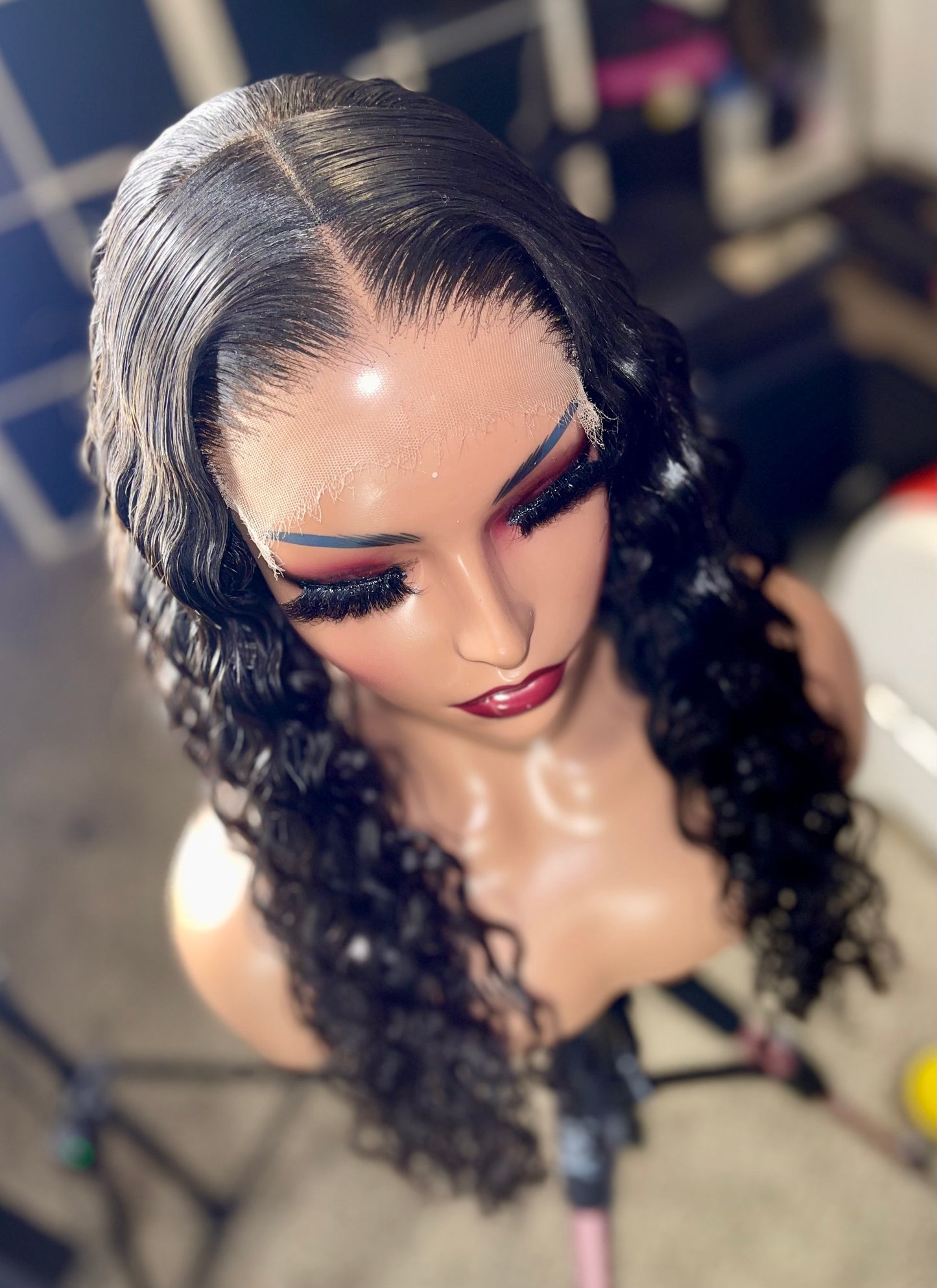 💎 MEG™ | Luxury Crimped Brazilian Hair Glueless Wig | Diamond Collection