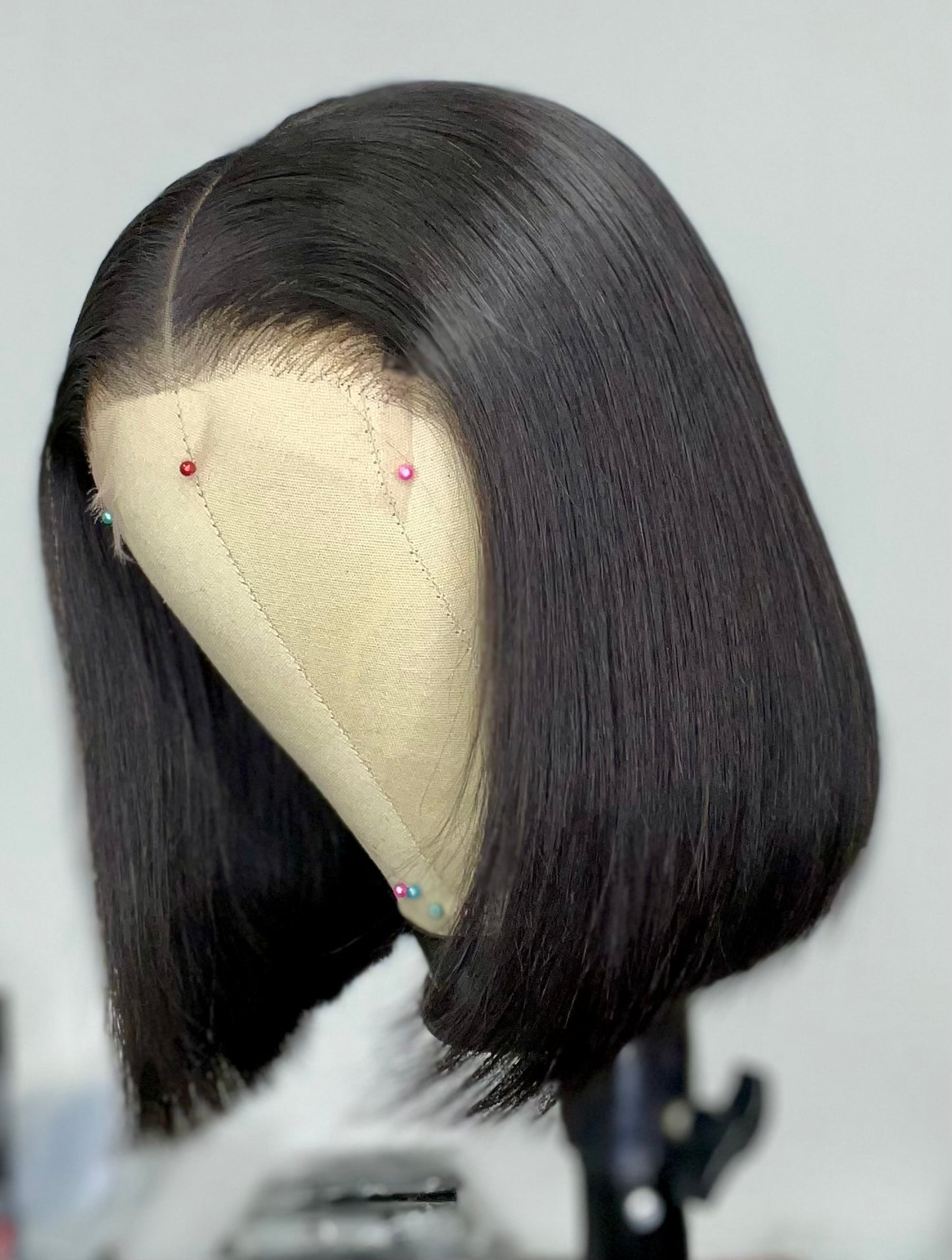 ✨ Bella Bob™ | Custom Glueless Raw Indian Hair Wig | Crystal Collection