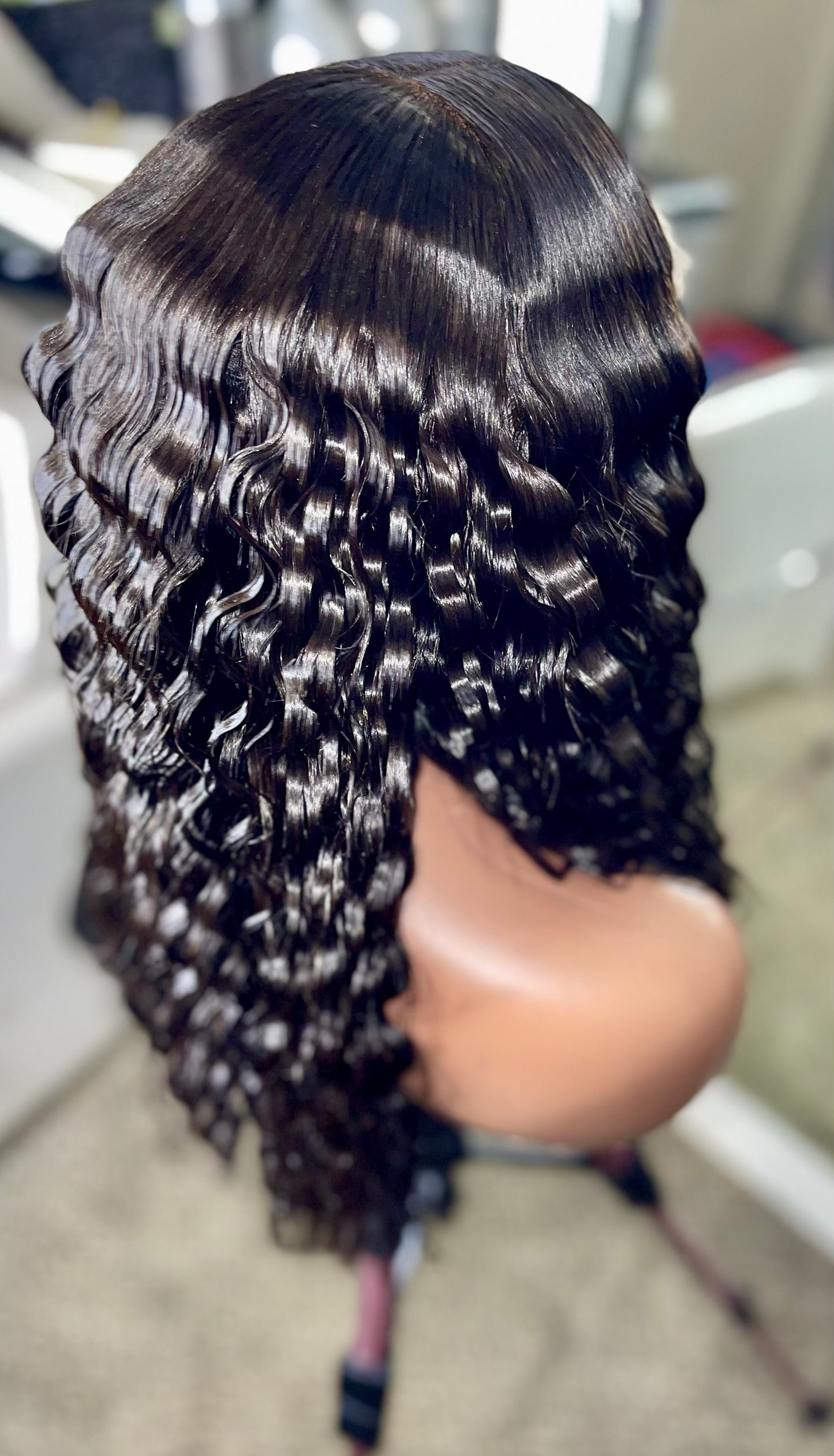💎 MEG™ | Luxury Crimped Brazilian Hair Glueless Wig | Diamond Collection
