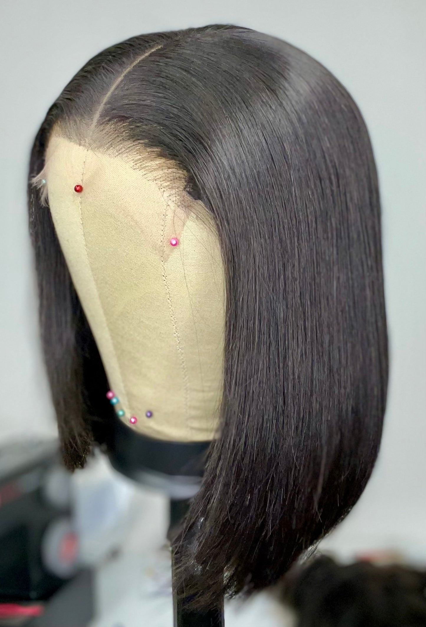 ✨ Bella Bob™ | Custom Glueless Raw Indian Hair Wig | Crystal Collection