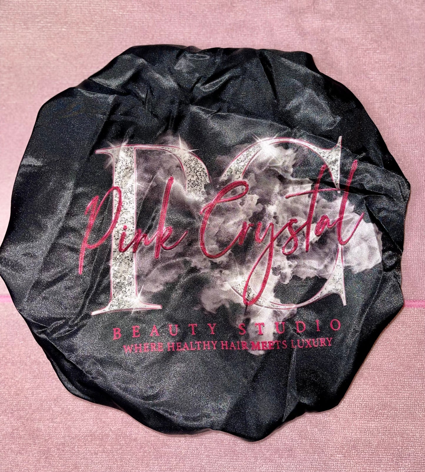 💗 Pink Crystal Satin Bonnet™