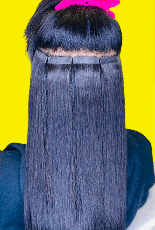 ✨ CRYSTAL TAPE-INS™  Luxury Seamless Tape-In Extensions