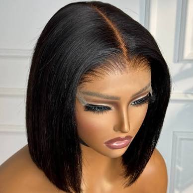 💎BELLA BOB💎CUSTOM MADE WIG| STRAIGHT OR CURLY BOB| “THE DIAMOND COLLECTION”
